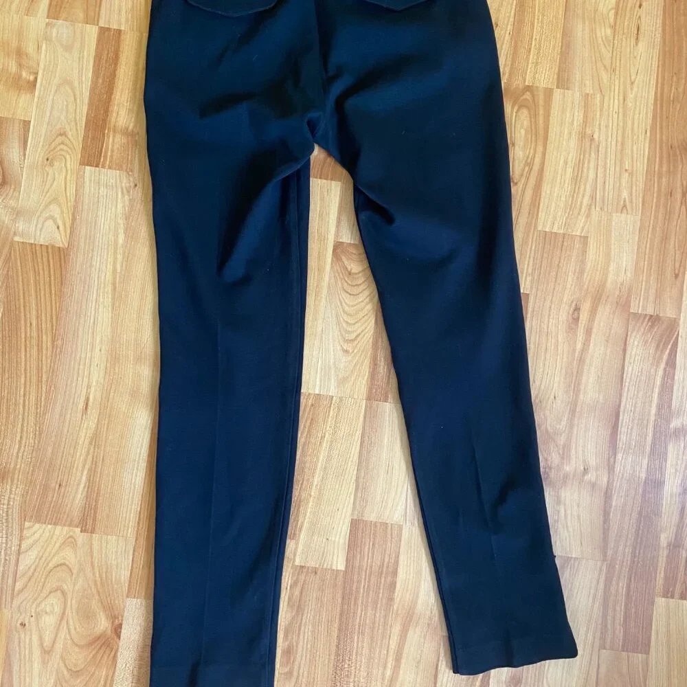 Theory Solid black pants with ankle zip - Picture 3 of 14